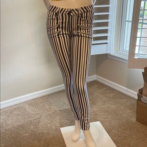 PAIGE Edgemont Skinny Jeans 5 Pocket DesignStretch Denim Exposed Zipper Front 28